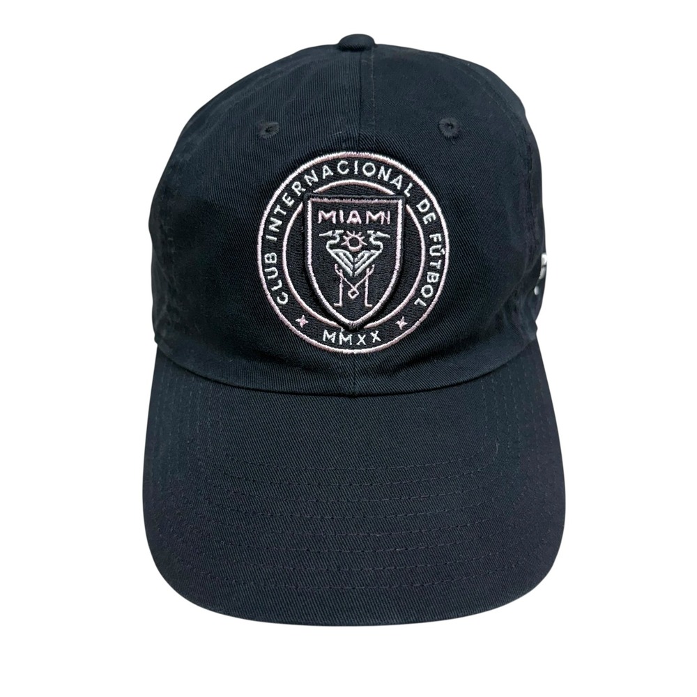 Club Internacional de Futbol Miami Ball Cap Hat Fanatics Adjustable Black Men OS